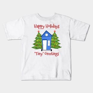 Happy Holidays "Tiny Greetings" Kids T-Shirt